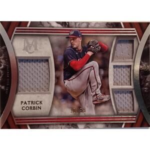 2022 Topps Museum Collection Baseball - Patrick Corbin - Quad Relic 20/99